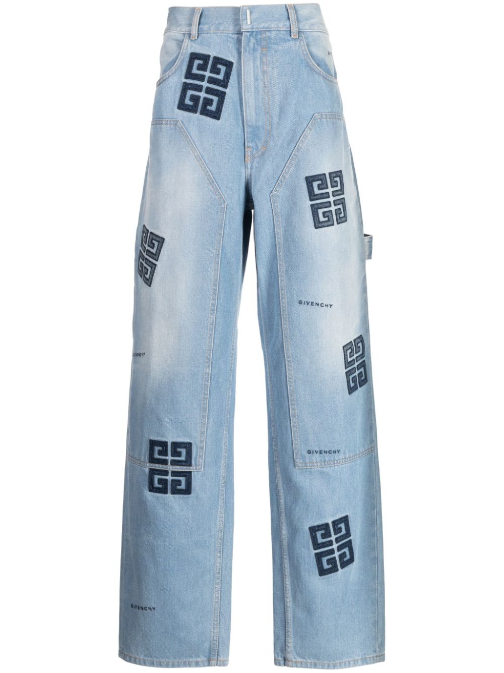 signature 4G-motif high-waisted jeans - 1