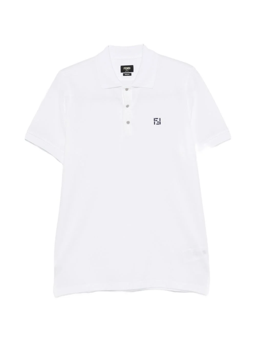 logo-embroidered polo shirt - 1