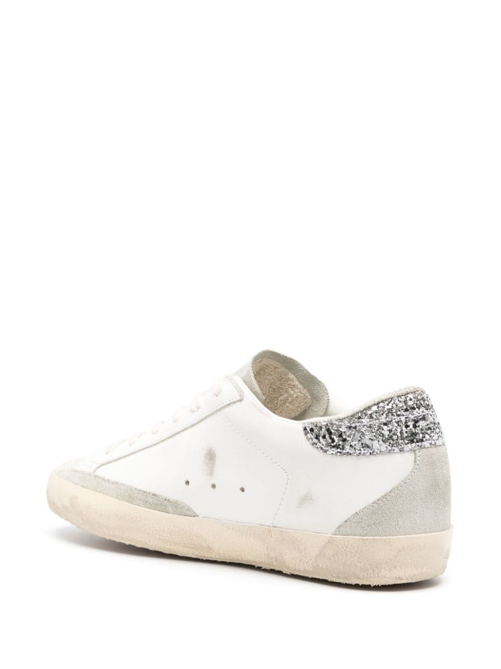 Super-Star glitter-heel leather sneakers - 3