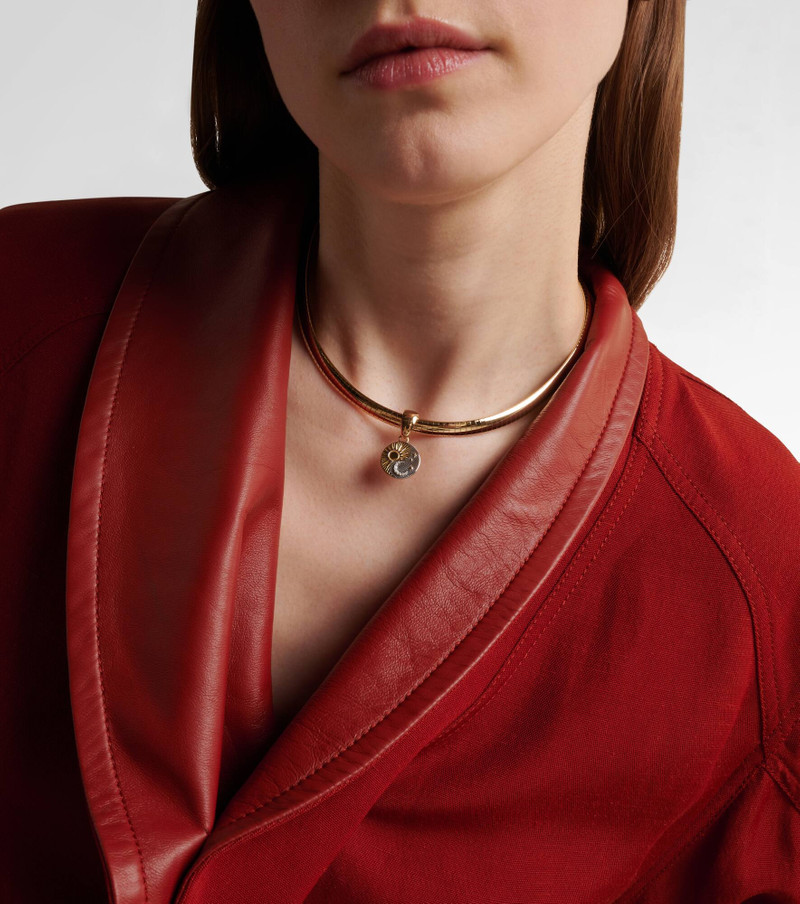 Balance - Foundational Keys 18kt gold and white gold necklace with diamonds 3