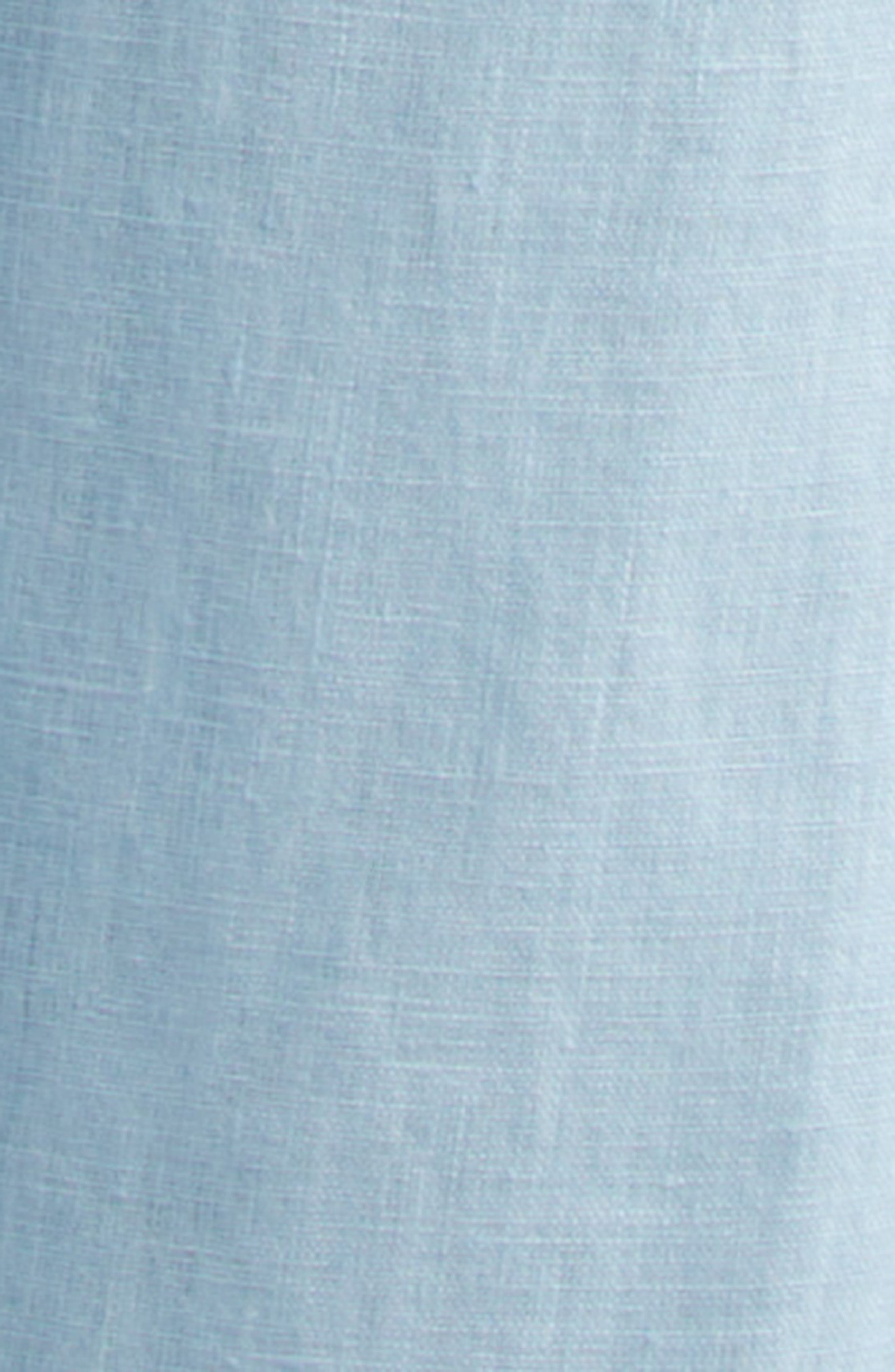 Bode Seedling Stripe Pajama Pants in White/Blue at Nordstrom - 7