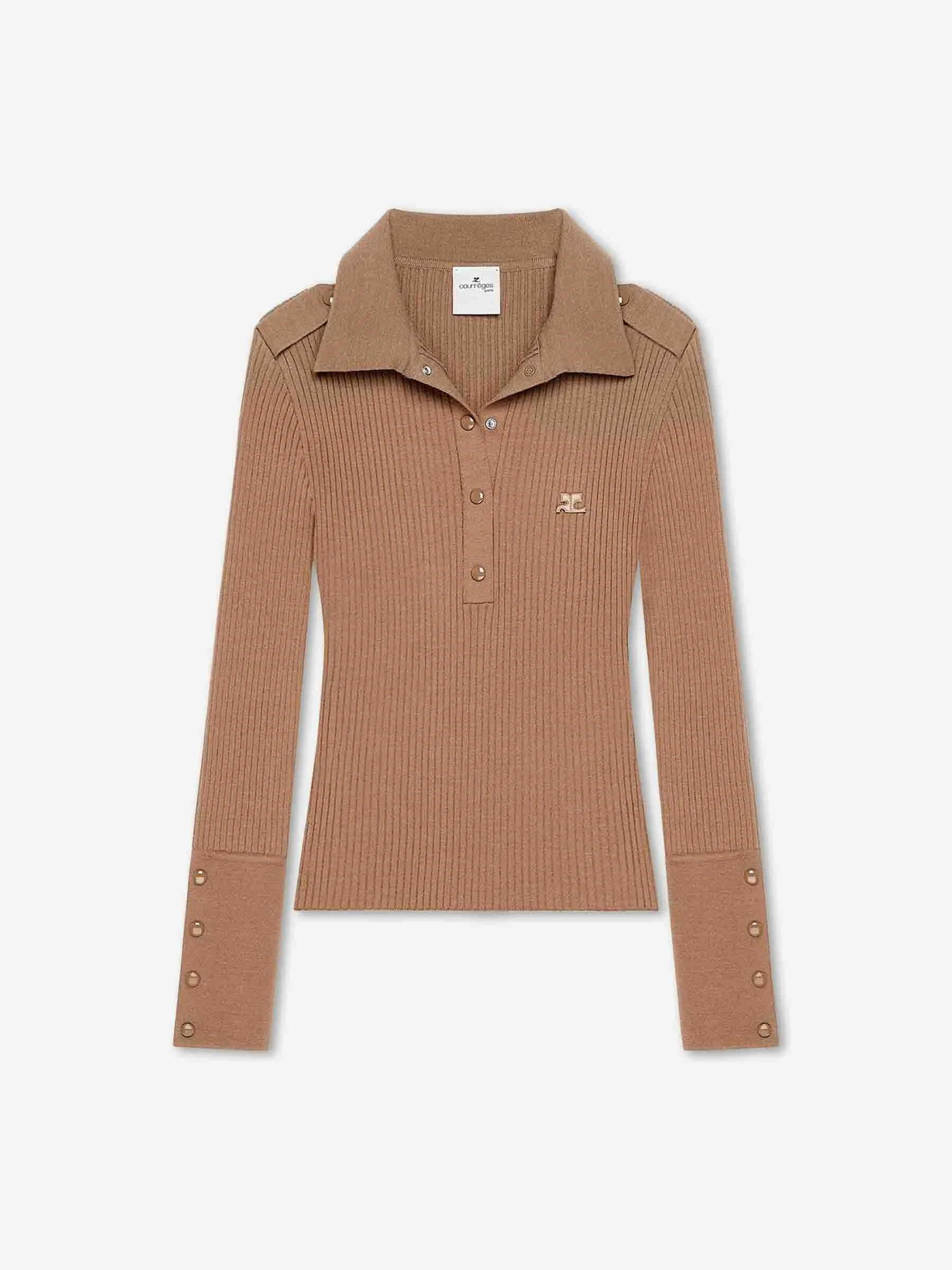 LONG SLEEVE POLO SHIRT - 1