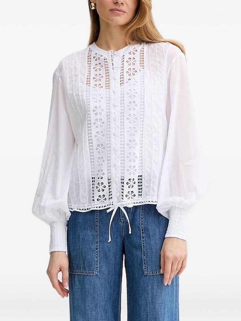 broderie-anglaise balloon-sleeve top 1