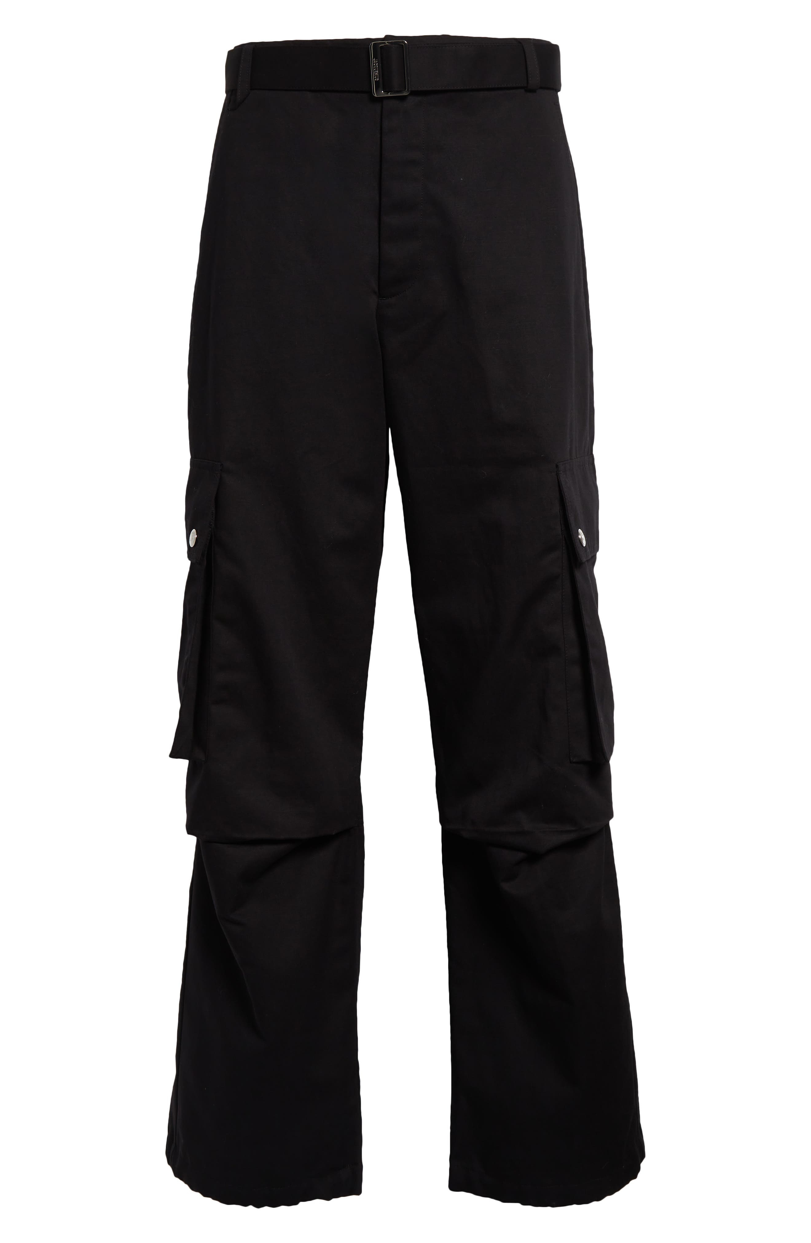 Jacquemus Le Cargo Cotton & Linen Pants in Black at Nordstrom - 6