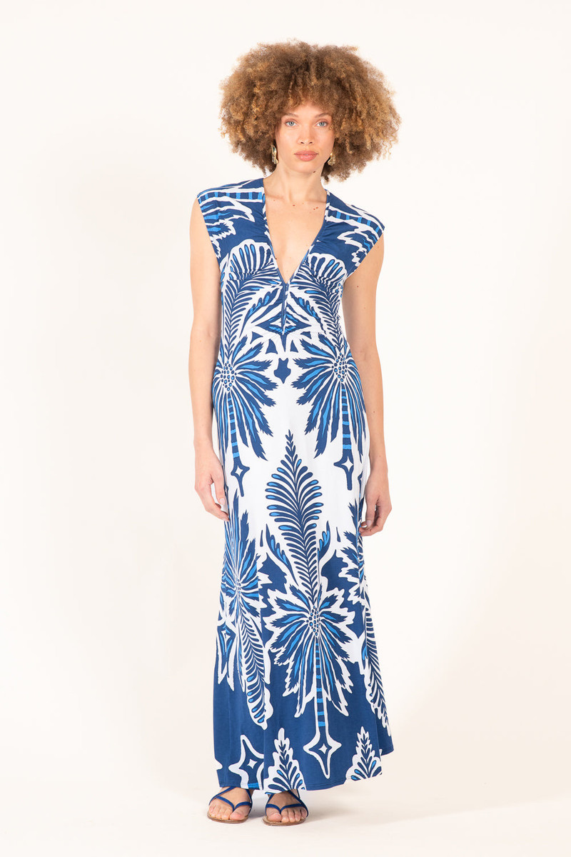 Long Dress Nova - Navy Cartagena 3