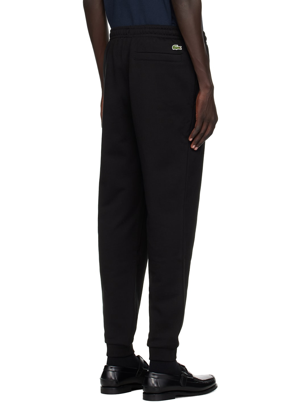 Black Tapered Leg Sweatpants - 3