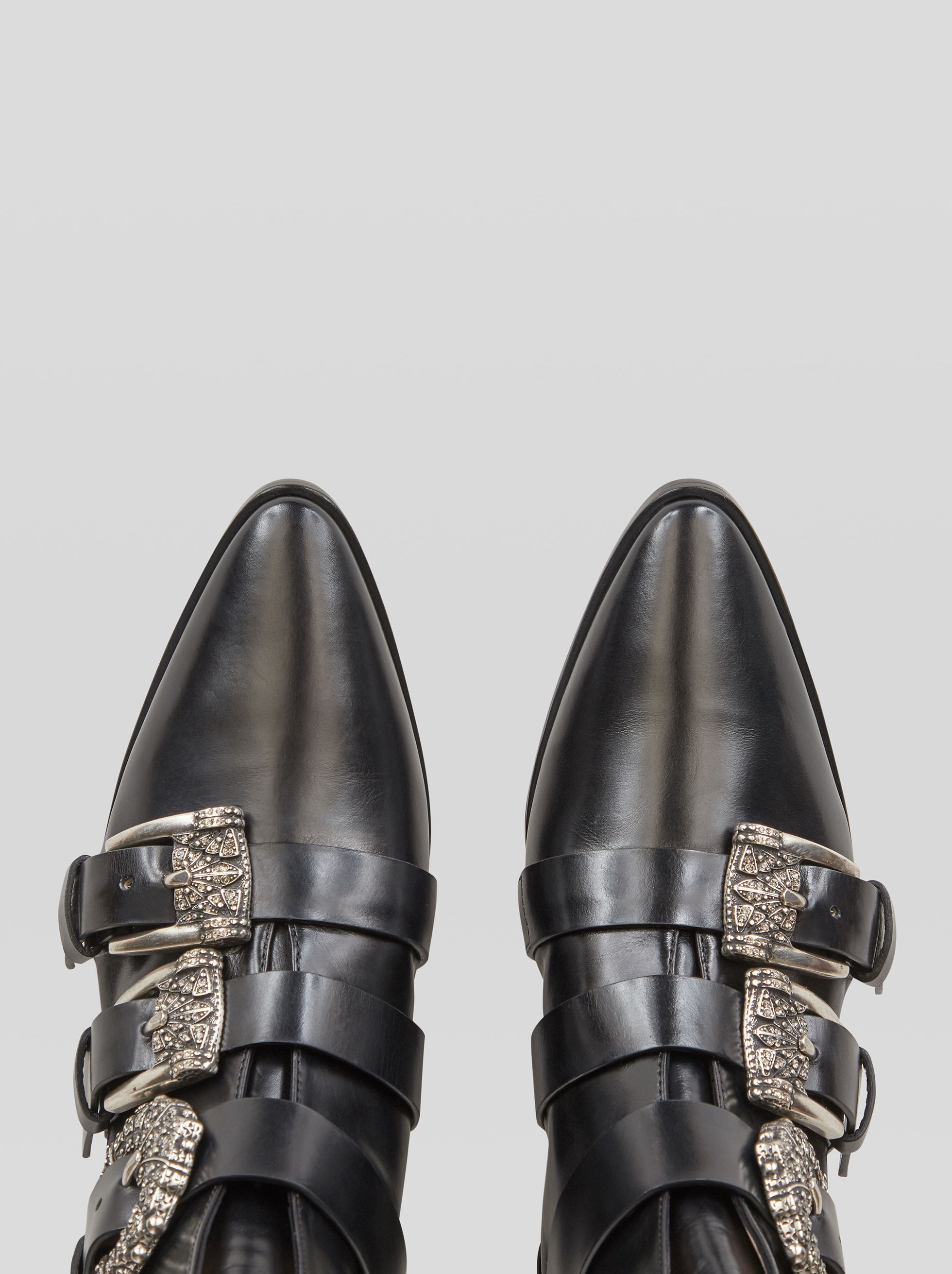 ANKLE BOOTS WITH JEWEL BUCKLES - 2