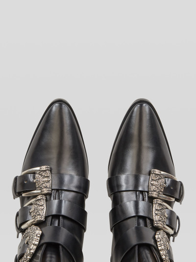 Etro ANKLE BOOTS WITH JEWEL BUCKLES outlook