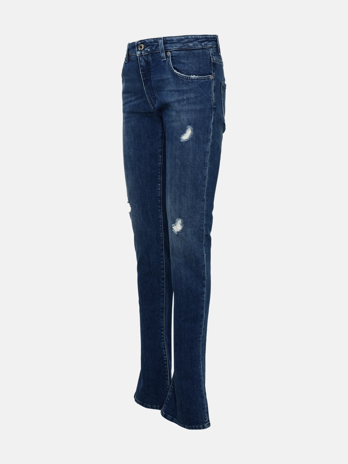 Blue cotton jeans - 2