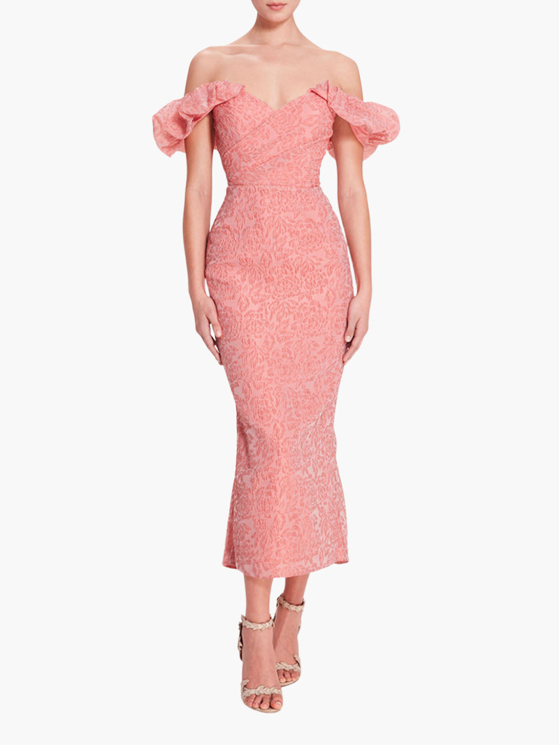 CLOQUE MIDI DRESS 1