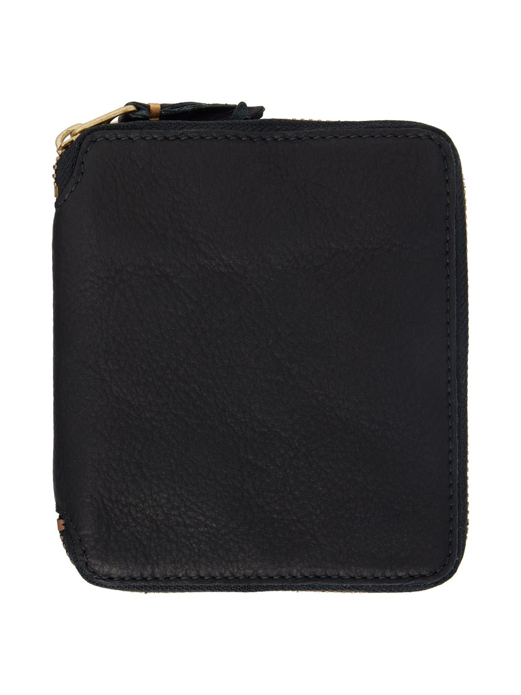 Black Washed Zip Wallet - 1