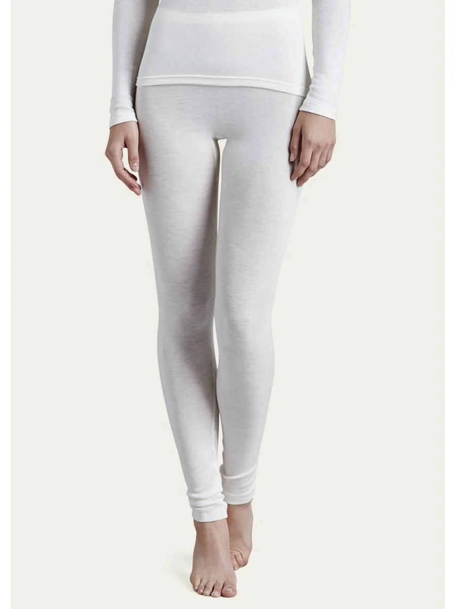 Wool & Silk Blend Leggings - 1