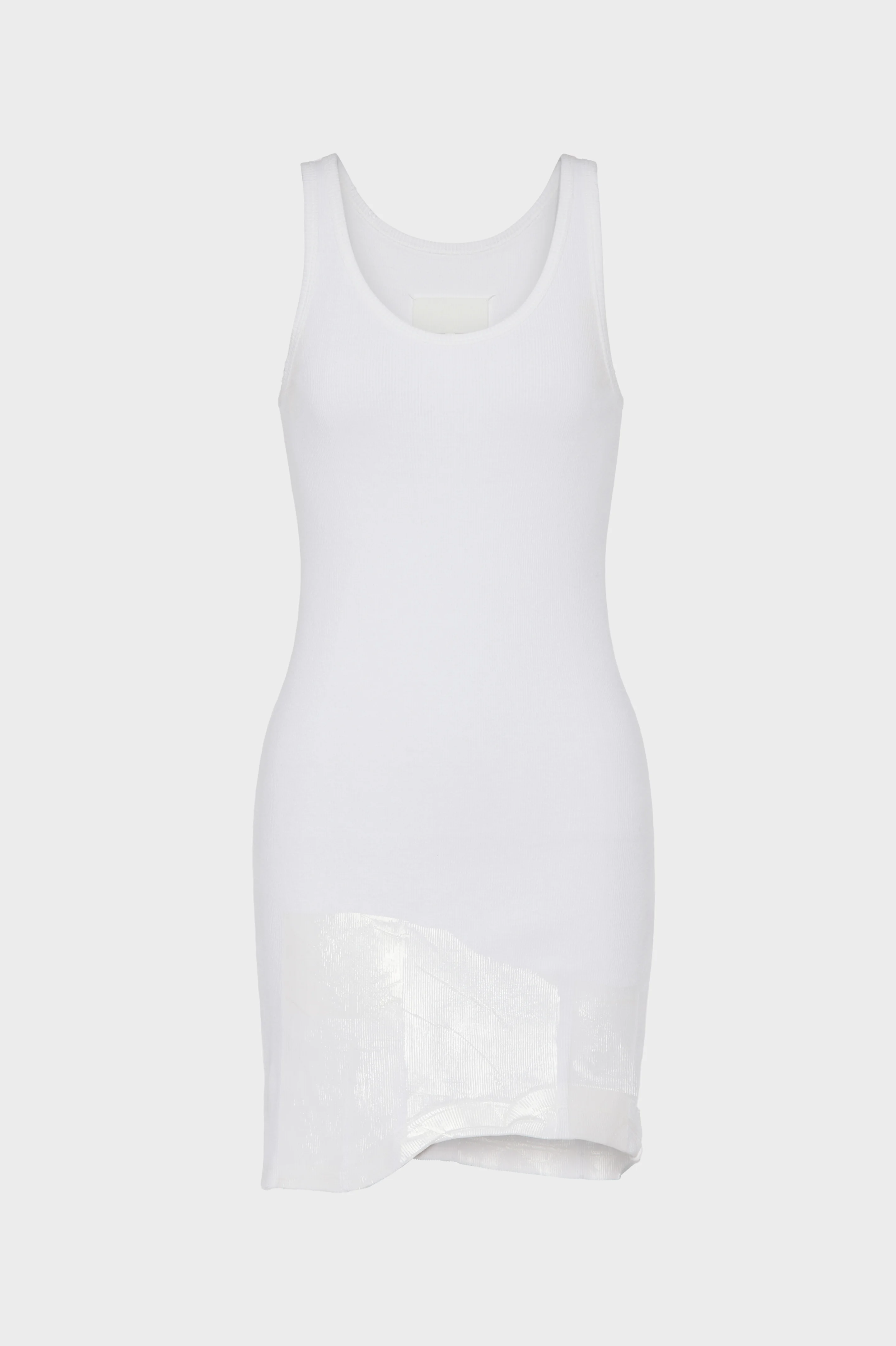 Taped Rib Mini Dress - 1