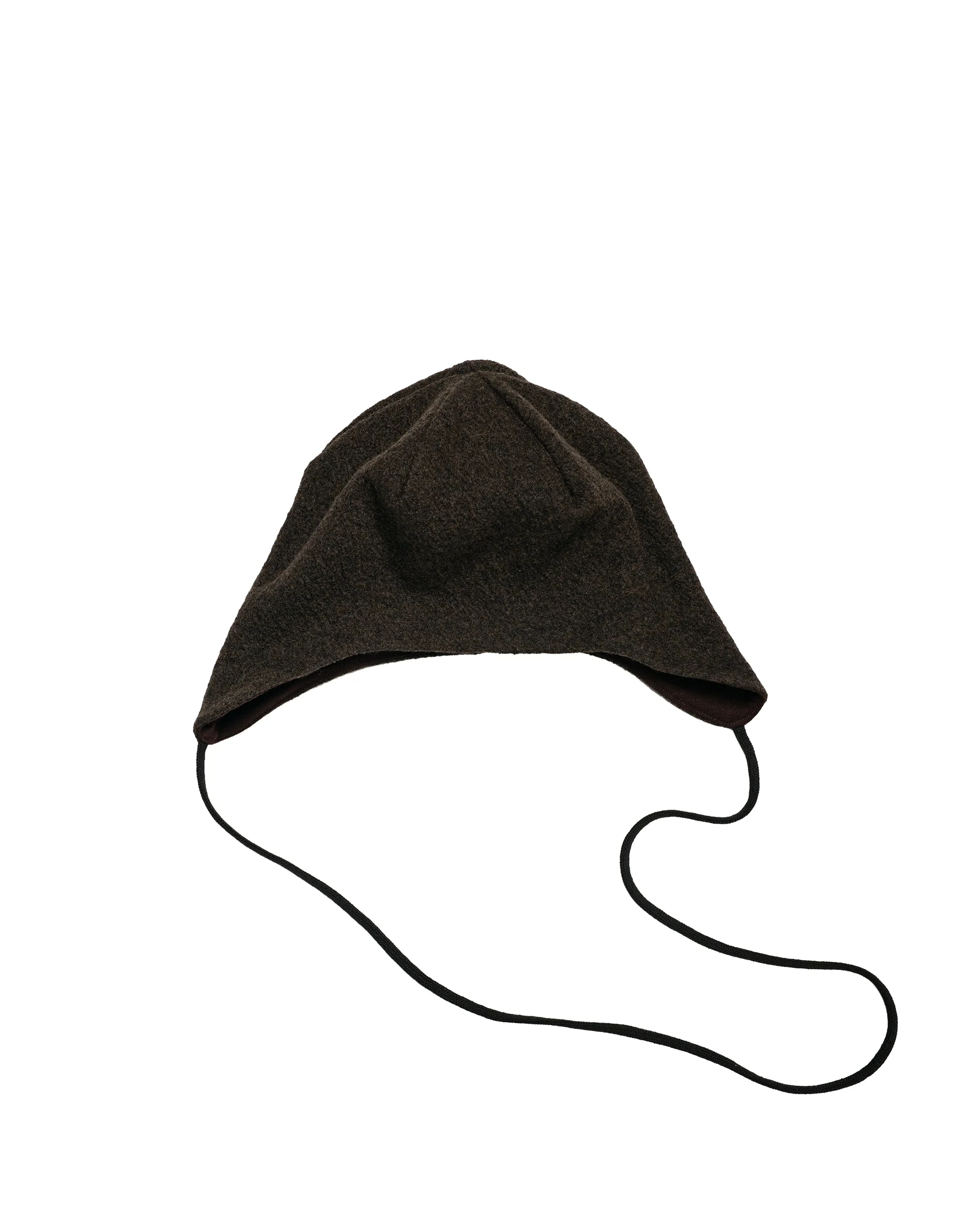 Ear Flap Beanie Brown - 1
