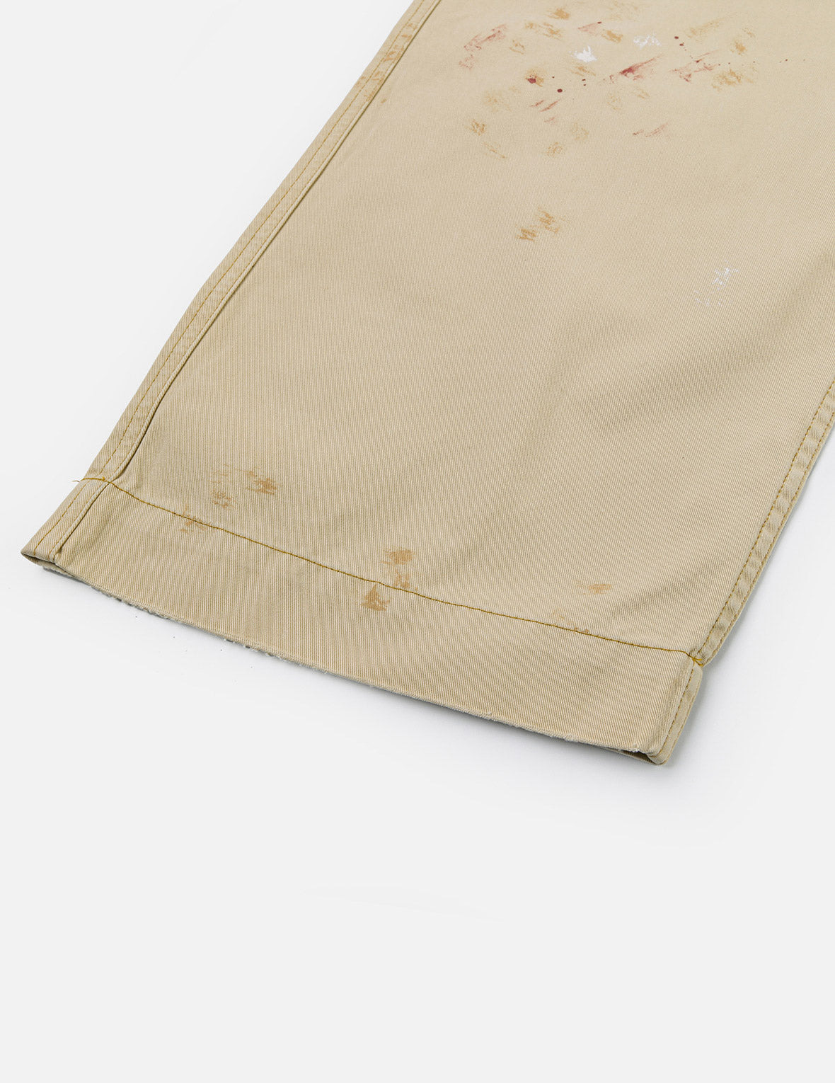 Hand-Painted Seagull and Splash-ink Print Relax Fit Flight Pants - 13