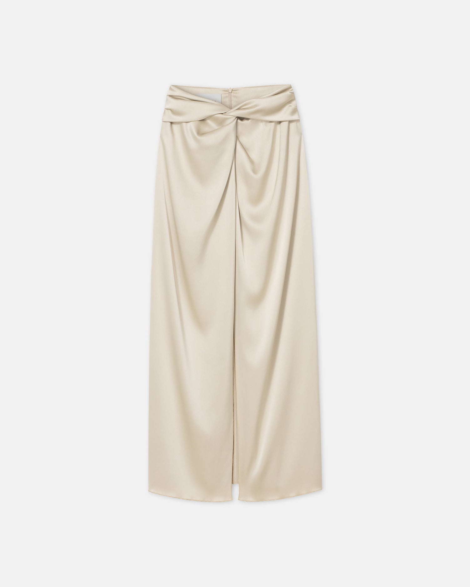 Slip Satin Wrap Skirt - 1