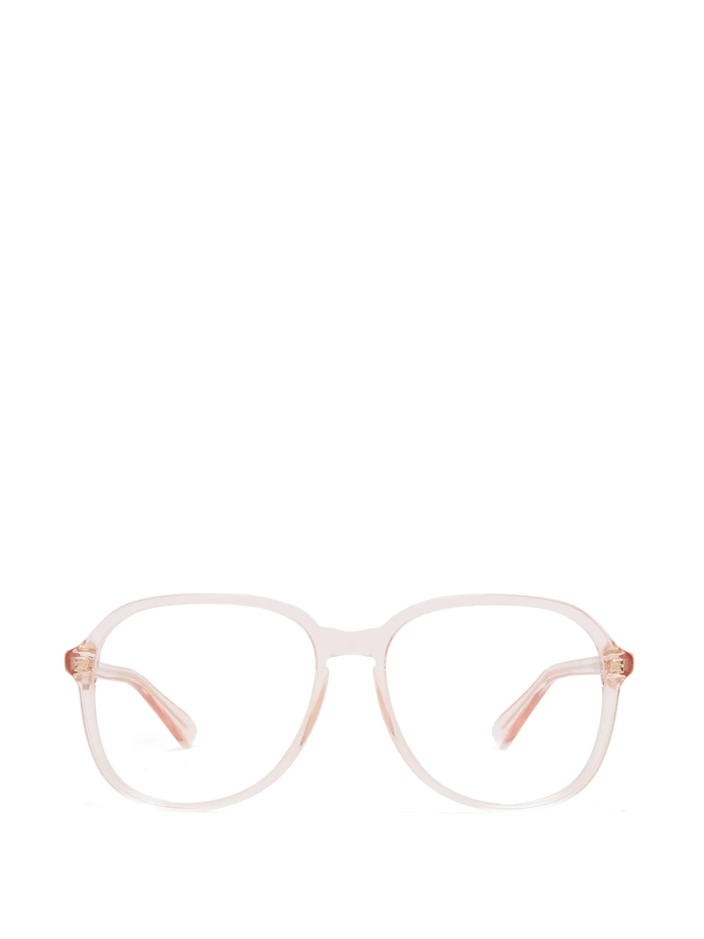 Square frame acetate glasses - 1