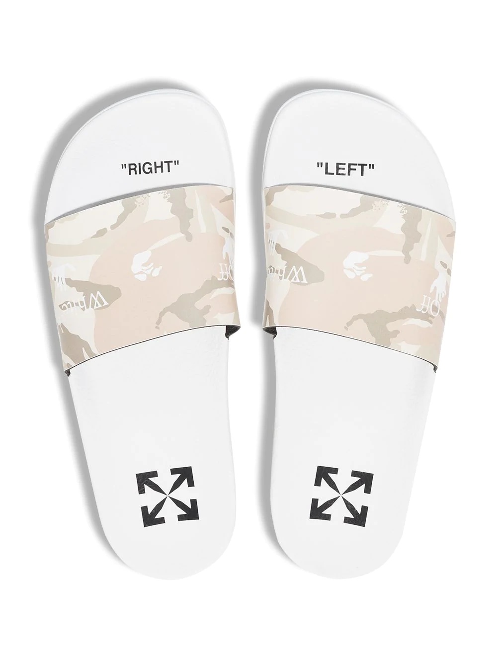 x Browns 50 camouflage print slides - 4