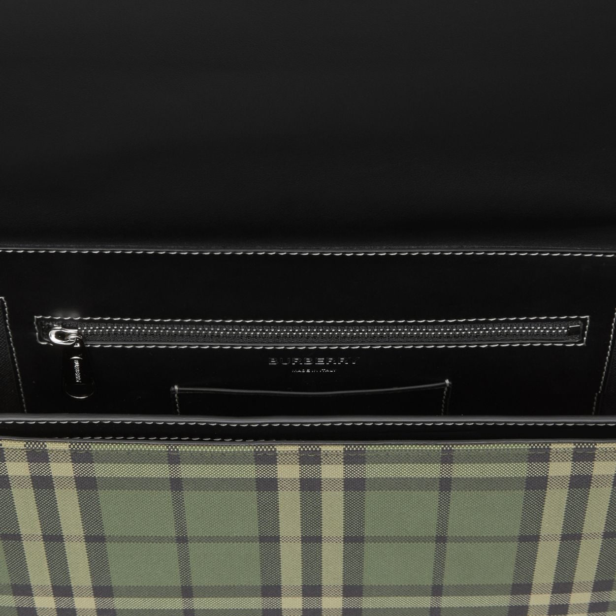 Small Check Cotton Messenger Bag - 9