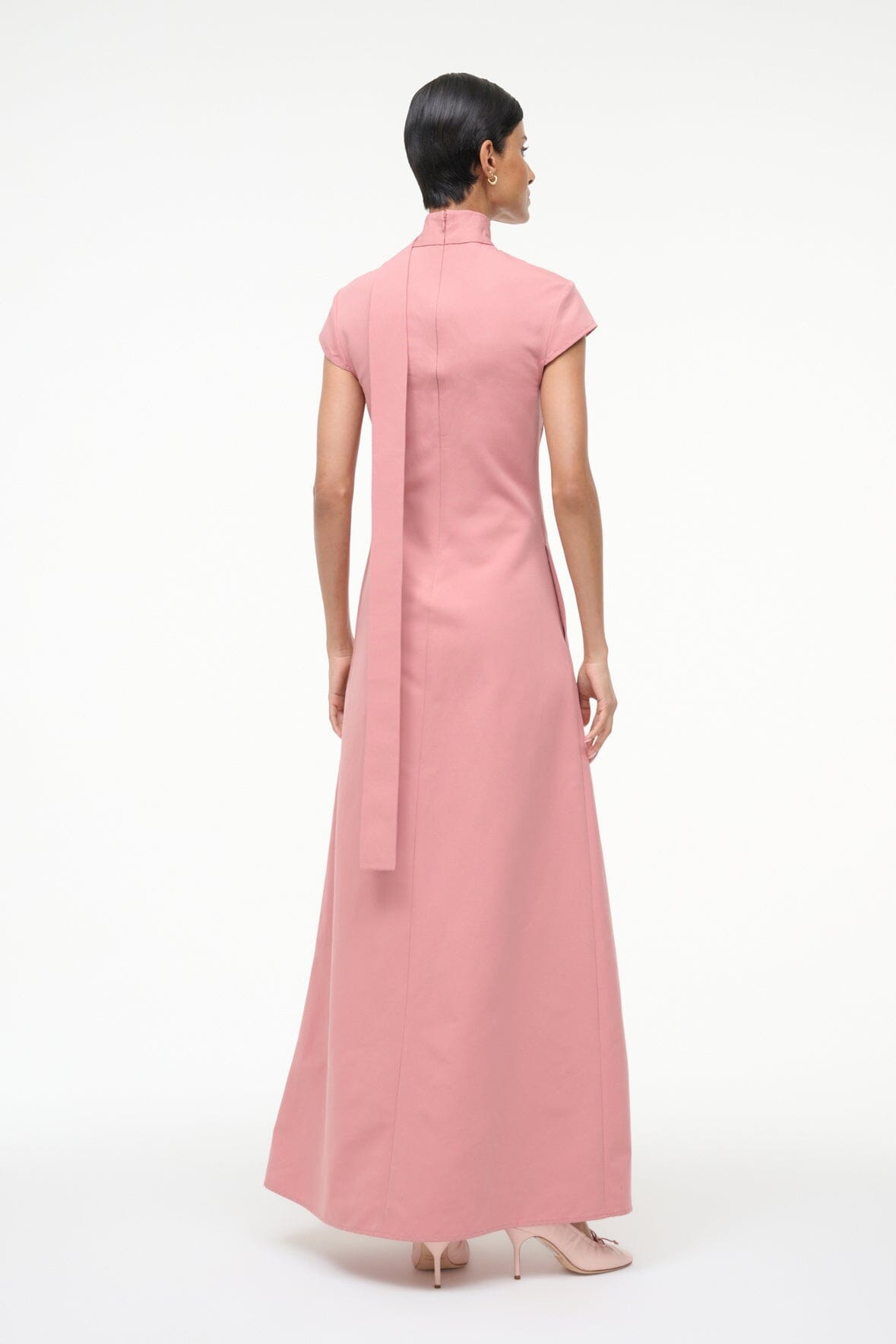 STAUD INGRID DRESS ROSEWATER - 4