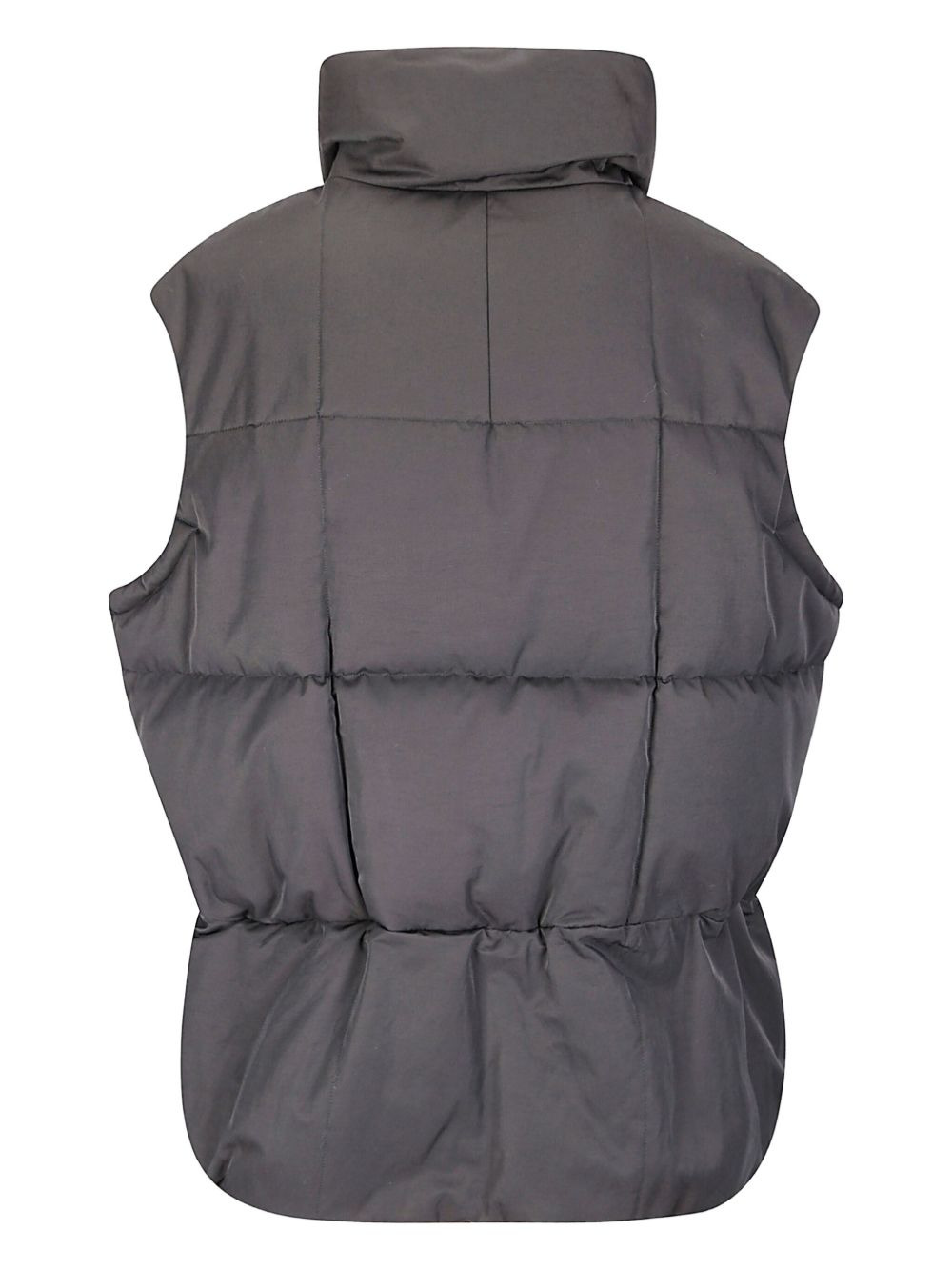 quilted padded vest - 2