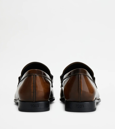 Tod's TIMELESS LOAFERS IN LEATHER - BROWN outlook