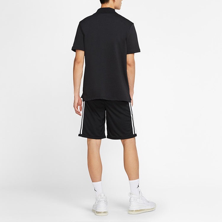 Air Jordan Athleisure Casual Sports Basketball Short Sleeve Black AJ1111-010 - 4