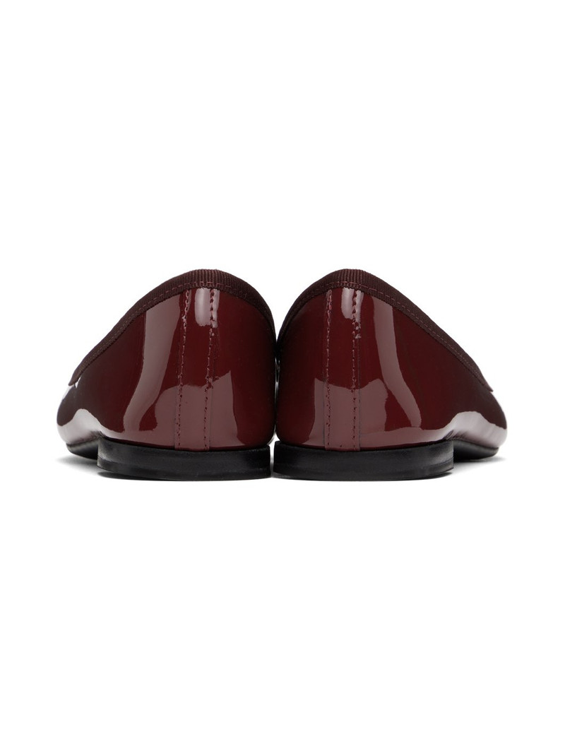 SSENSE Exclusive Burgundy Cendrillon Ballerina Flats 2