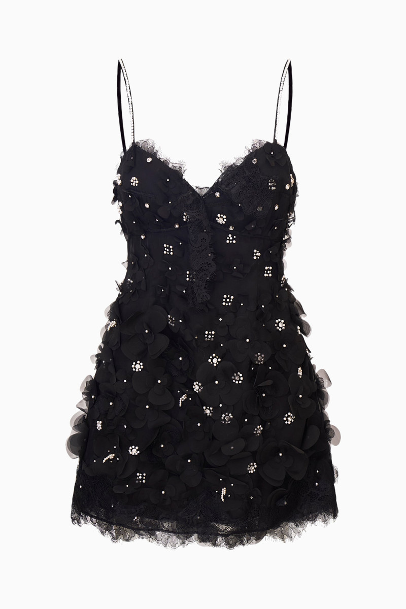Ambessa Embellished Organza Mini Dress 1
