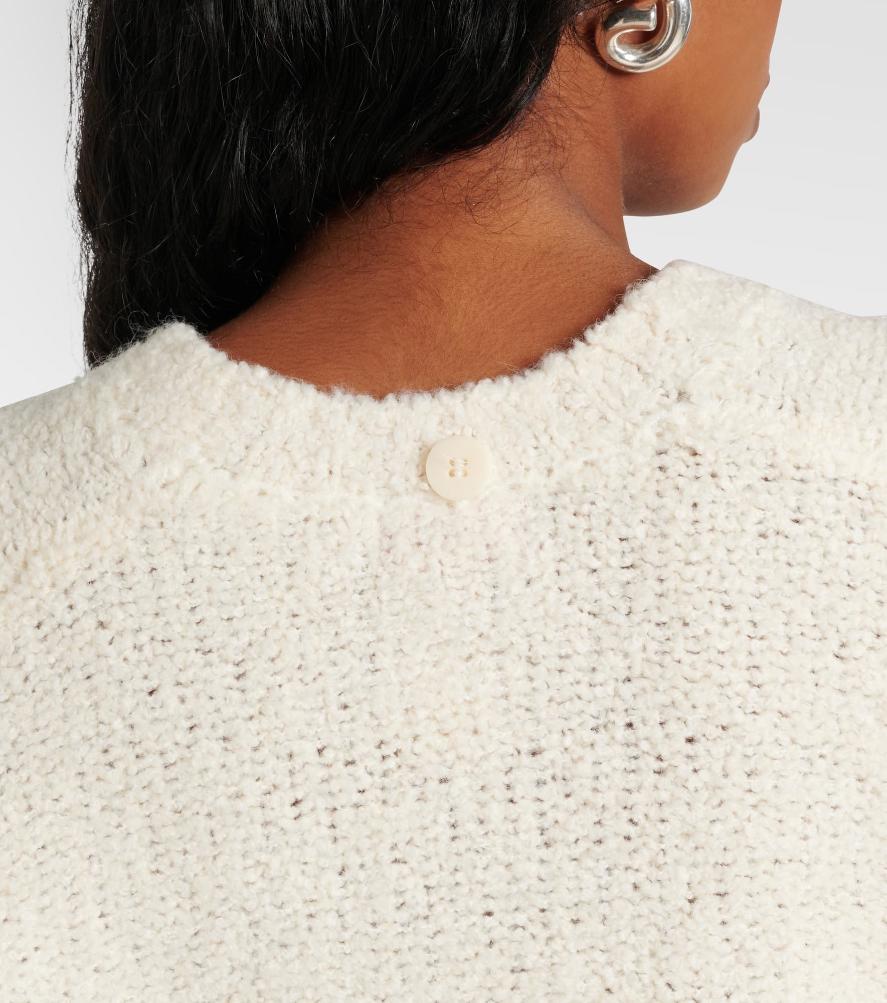 Siren scarf-detail sweater - 6