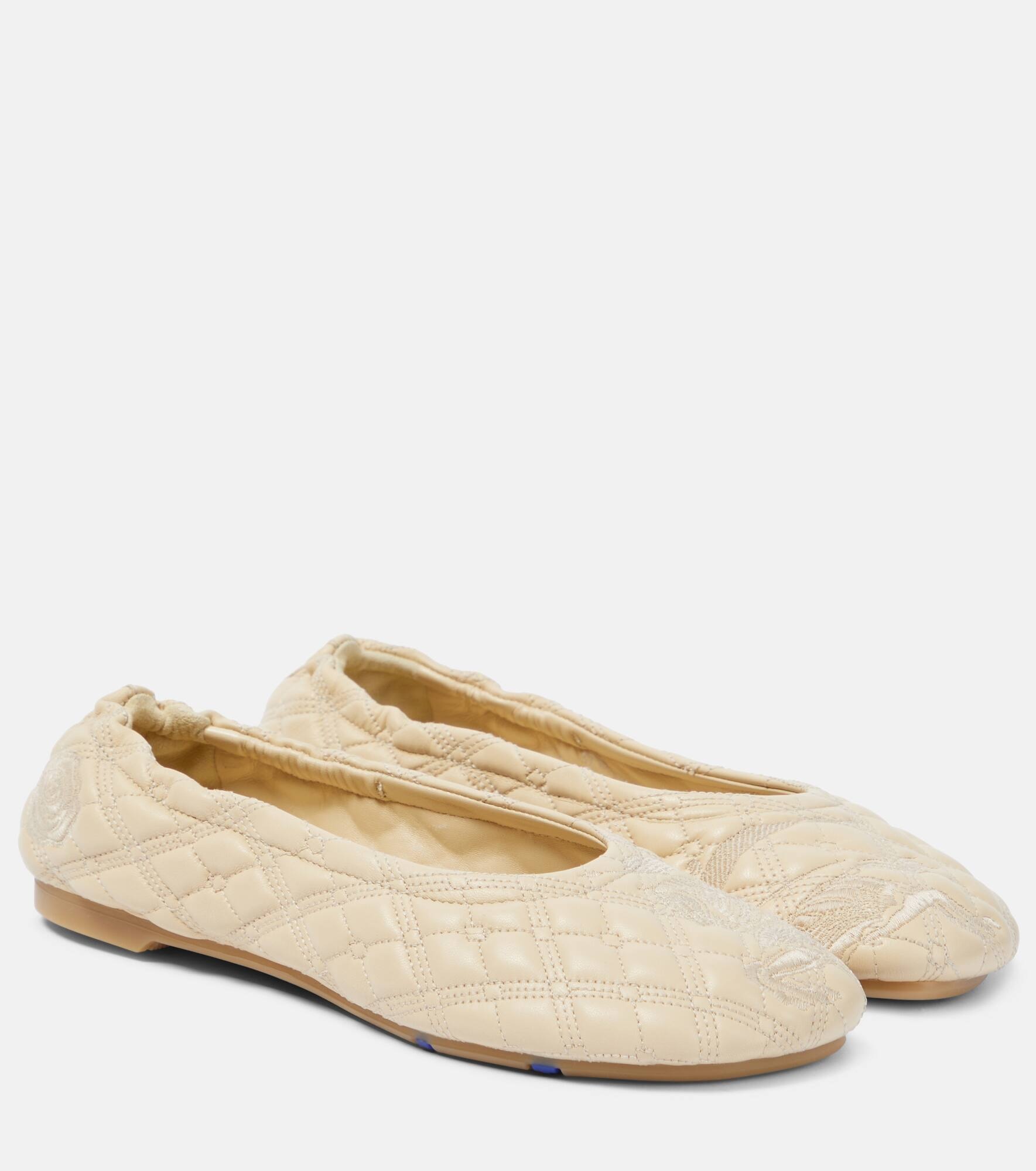 EKD quilted leather ballet flats - 1