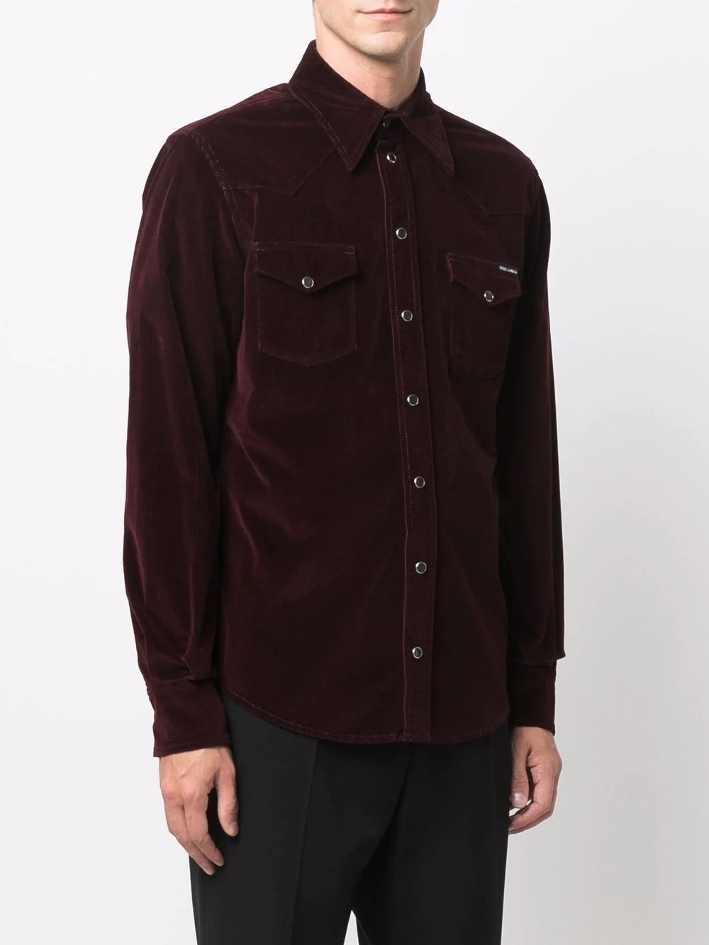 long-sleeve corduroy shirt - 3