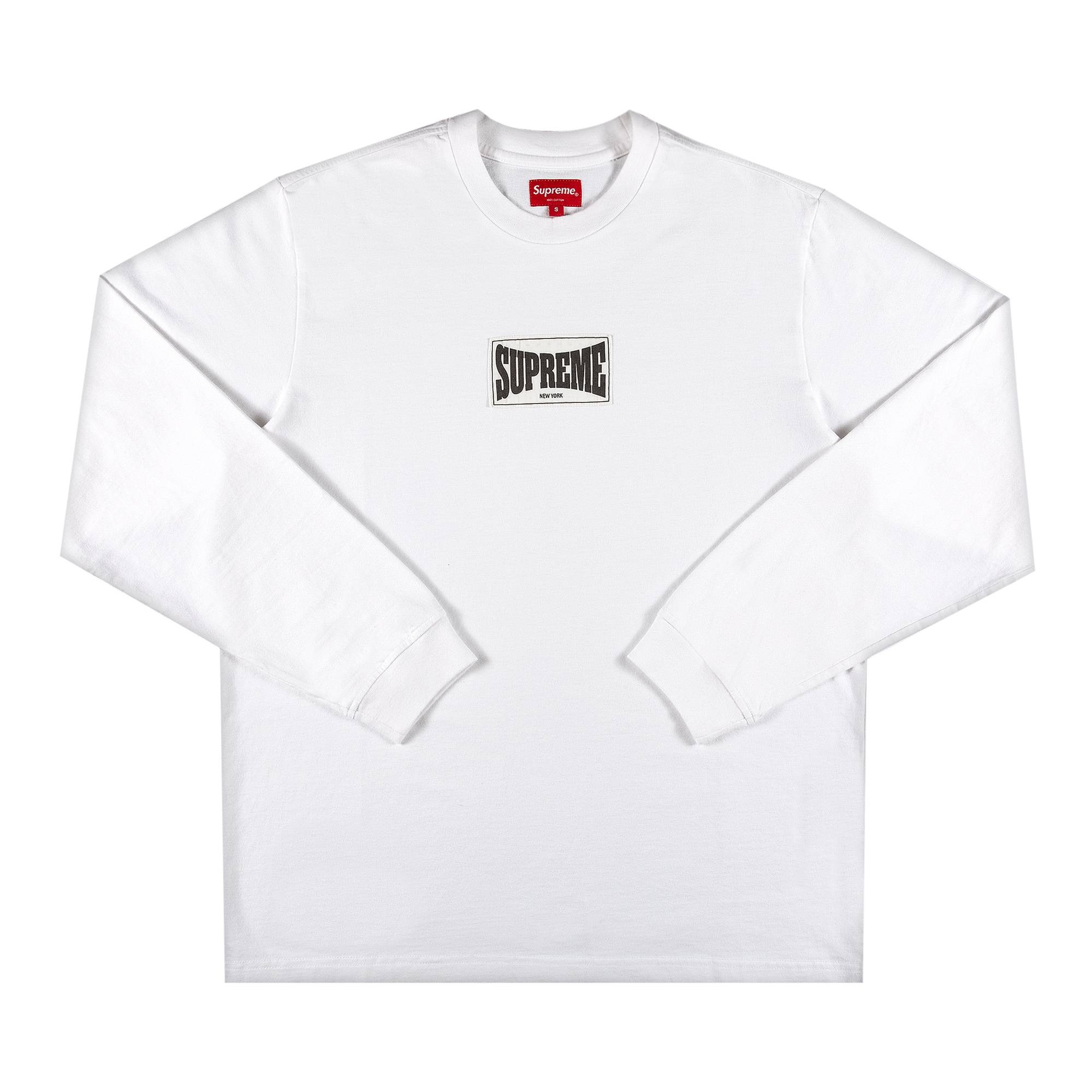 Supreme woven label online