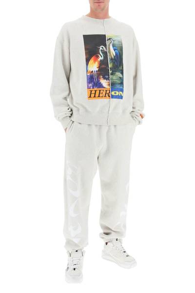 Heron Preston SPLIT HERONS CREW NECK SWEATSHIRT outlook