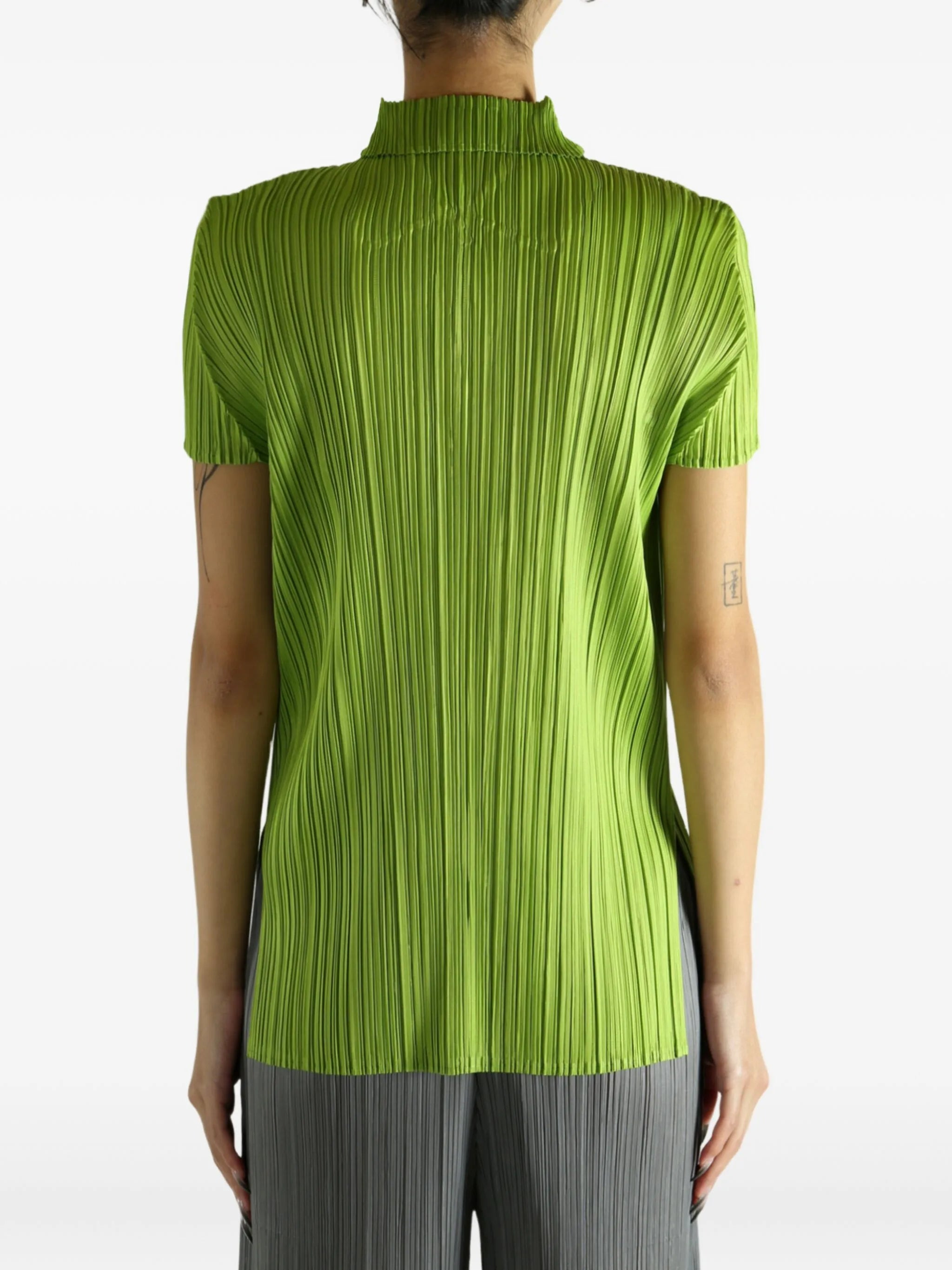 August pleated polo top - 4
