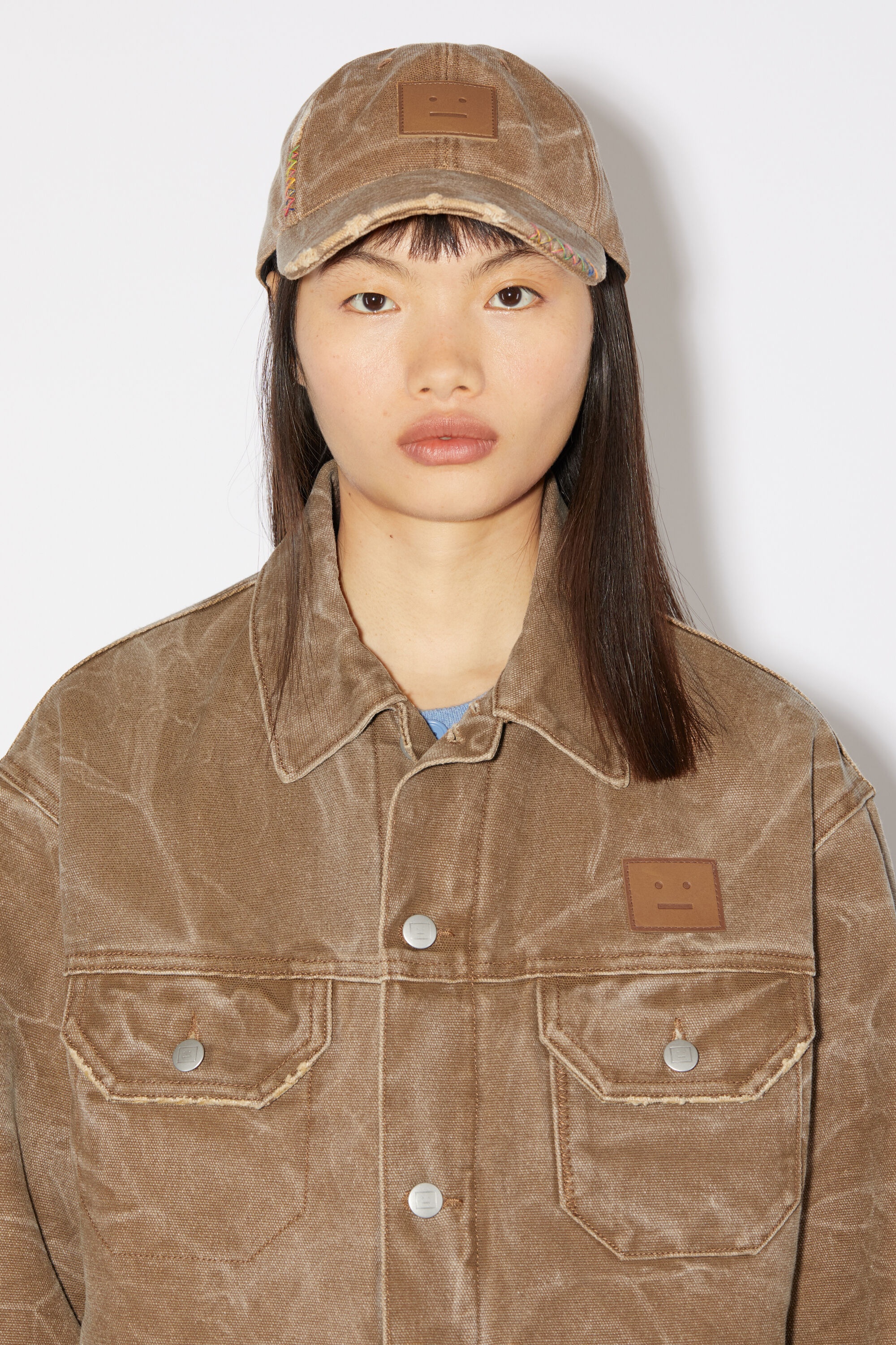 Padded denim jacket - Toffee brown - 6