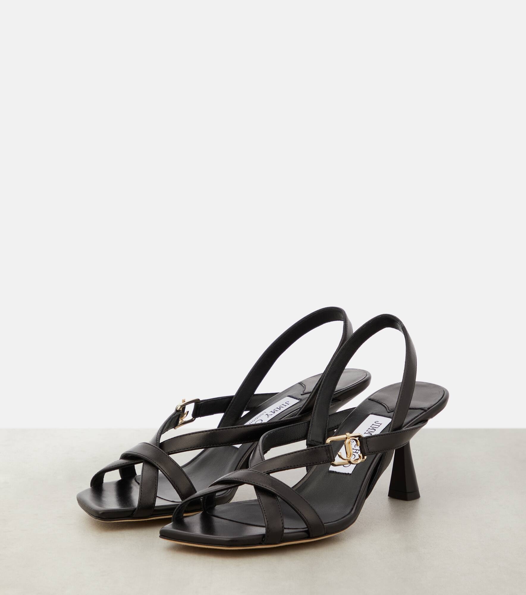 Jess 95 leather sandals - 5