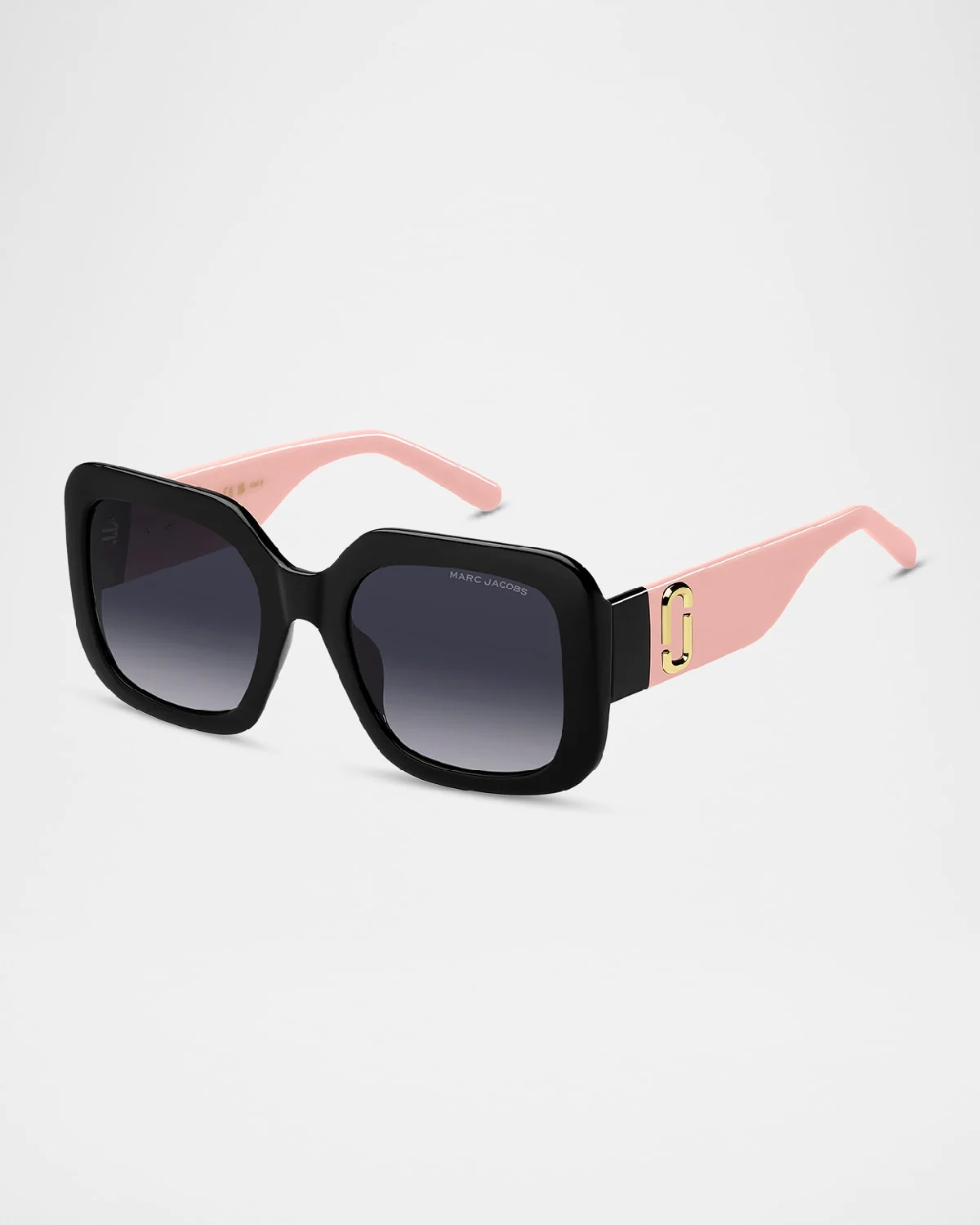 J Marc Logo Acetate Square Sunglasses - 1