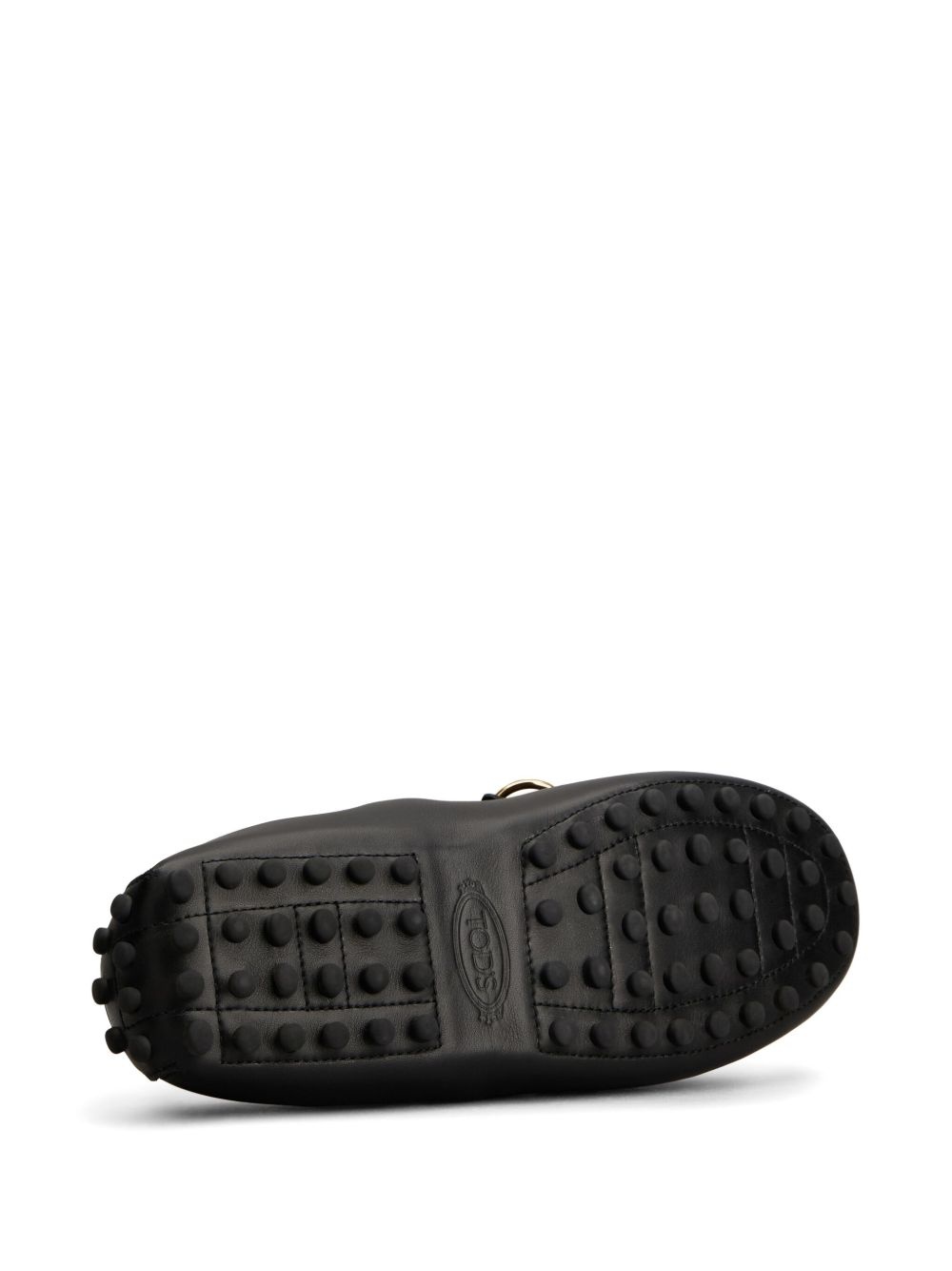 ring-embellished loafers - 4