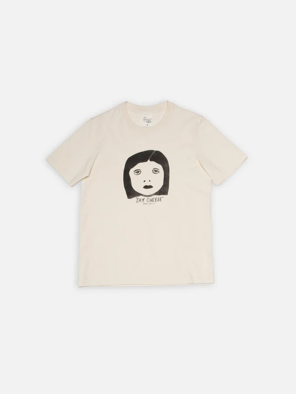Joni Say Cheese T-Shirt Ecru - 1
