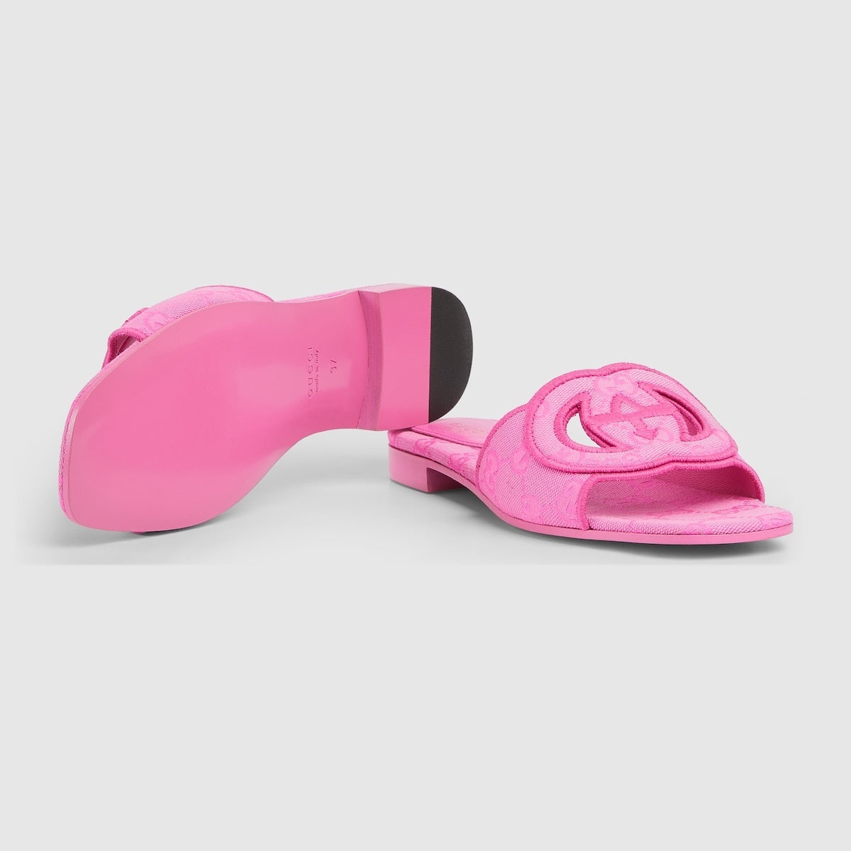 Gucci Interlocking G GG Slide Sandals - 3
