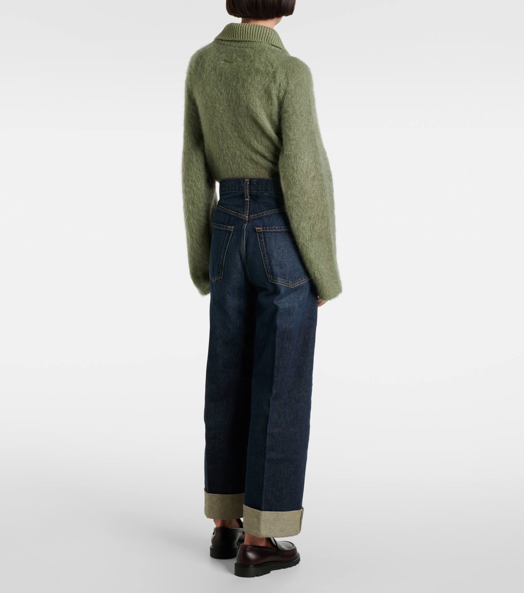 Ayla high-rise wide-leg jeans - 3