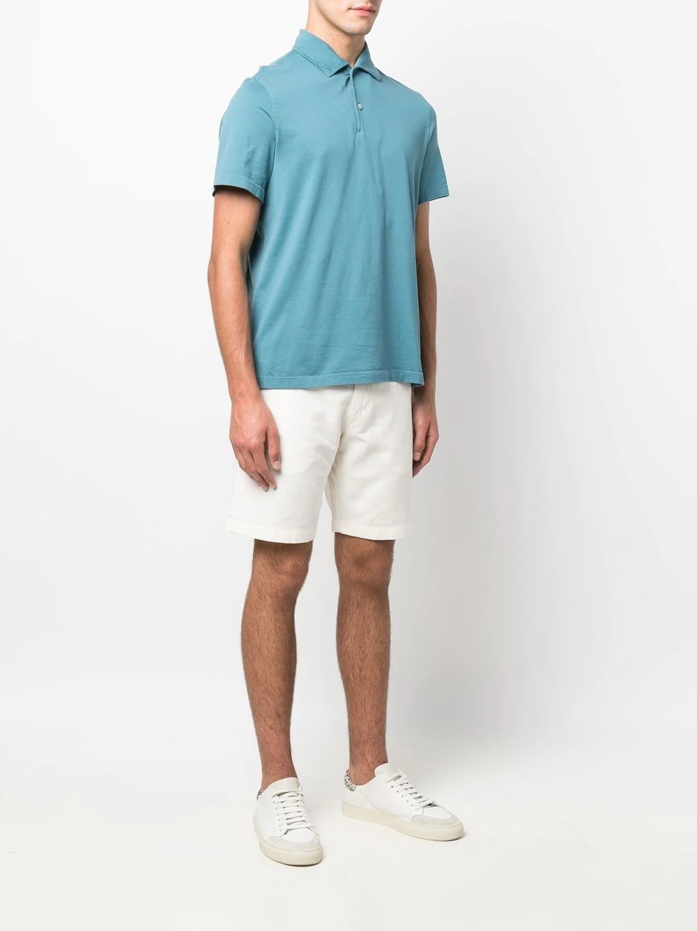 short-sleeved polo shirt - 3