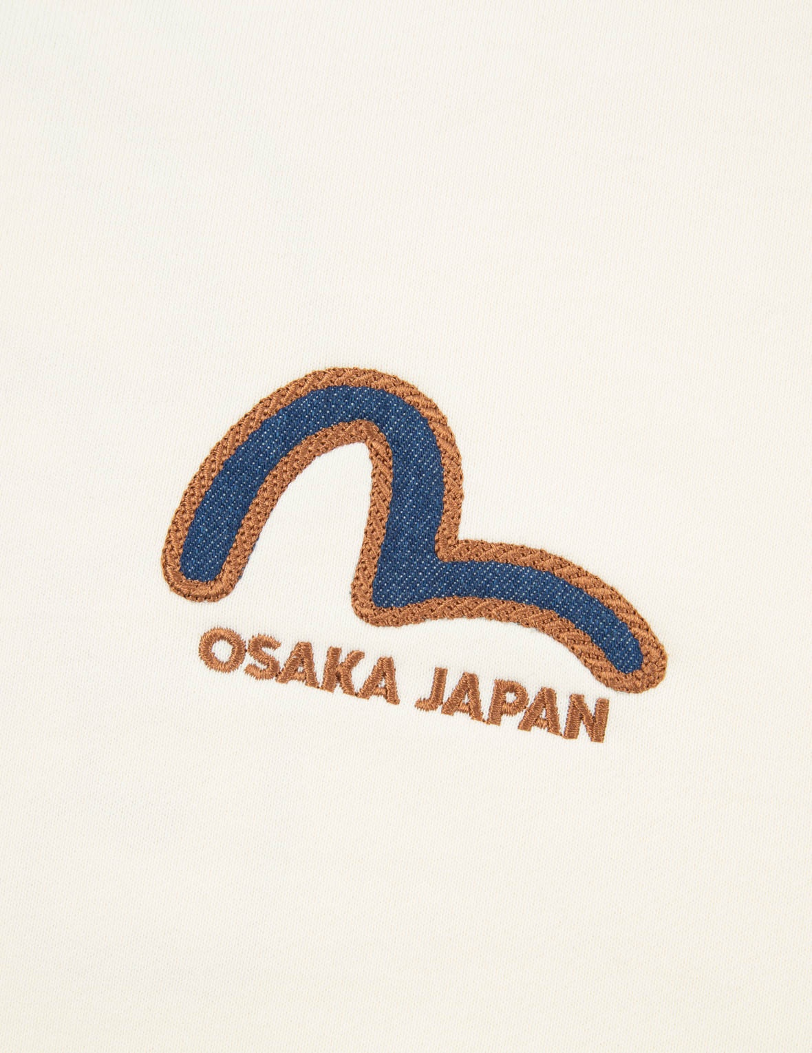 KAMON LOGO DENIM APPLIQUÉ SWEATSHIRT - 7