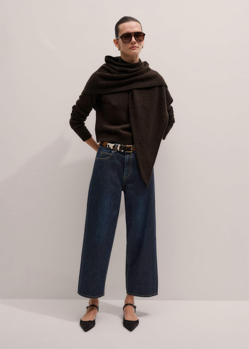 High Neck Crop Sweater 4