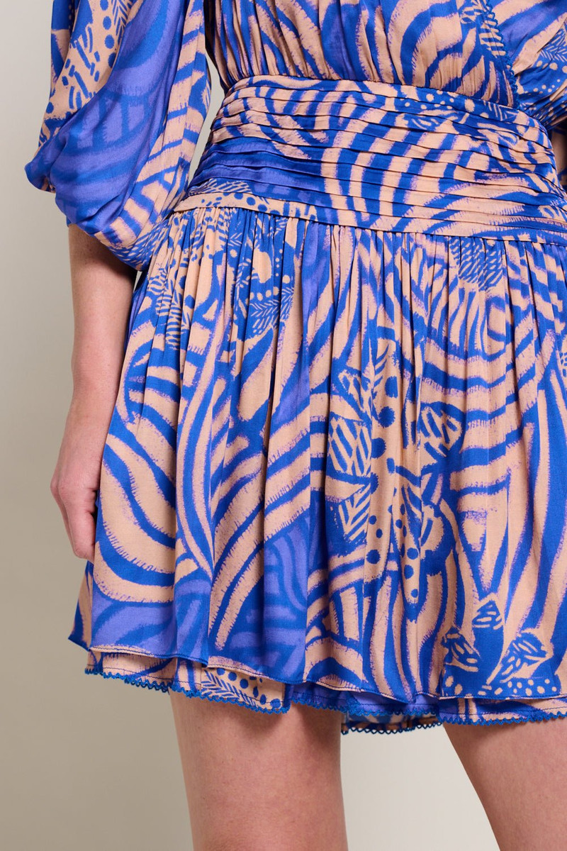 Mini Dress Colleen - Blue Japonism 7