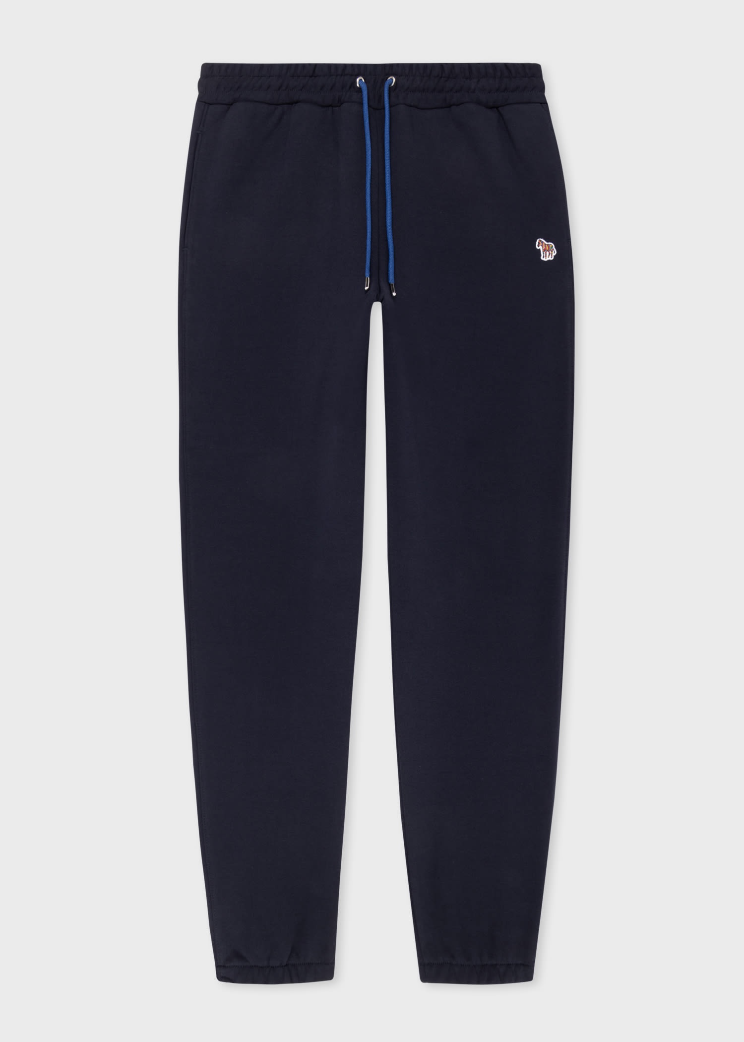 Navy Cotton Zebra Sweatpants - 1