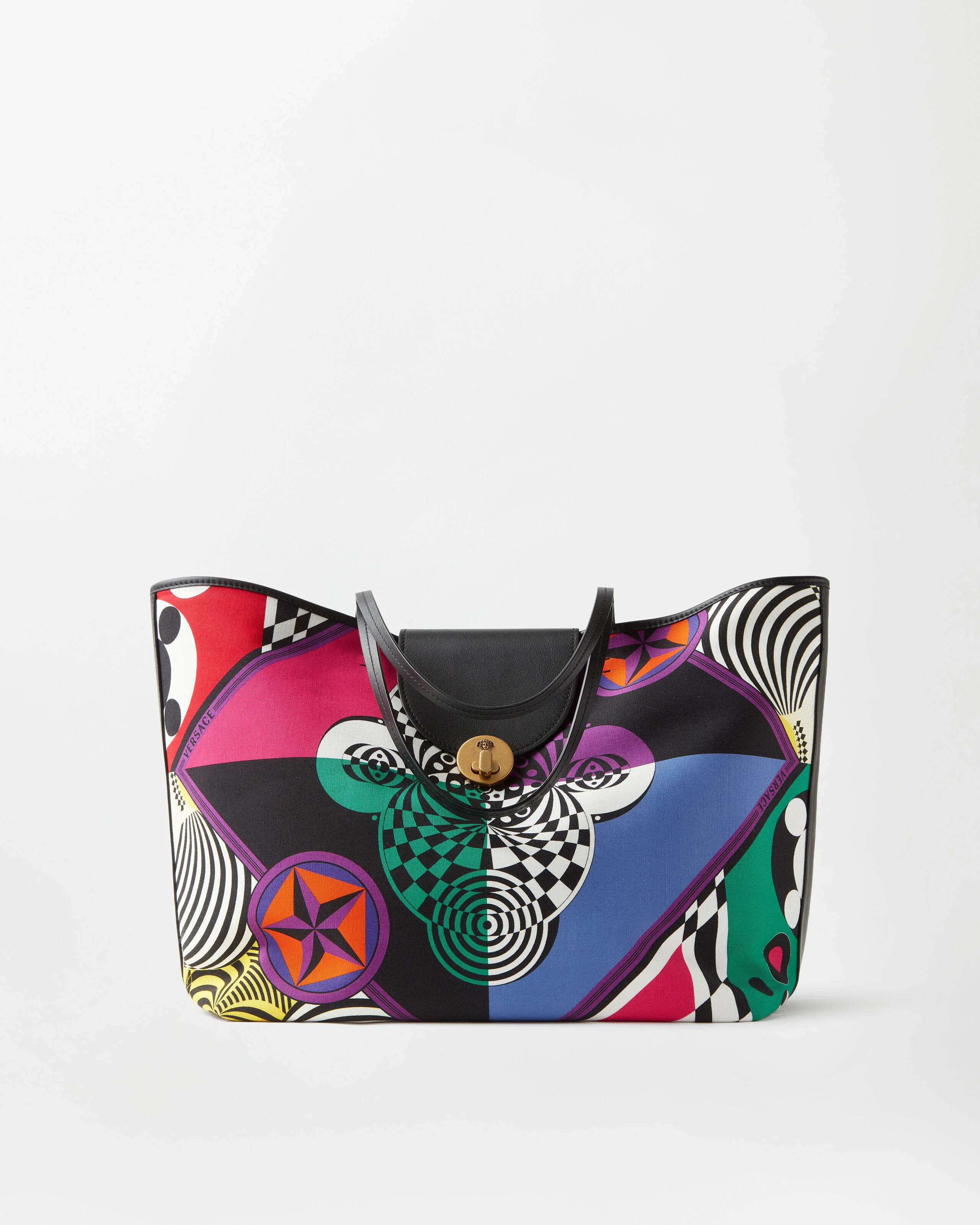 Vivian Printed Large Canvas Tote - 1