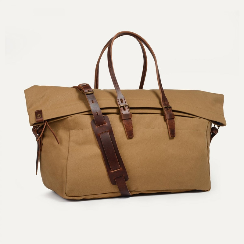 Bleu de Chauffe CABINE TRAVEL BAG  -  CAMEL BM outlook