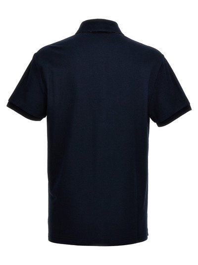 Etro Logo Embroidery  Shirt Polo Blue outlook